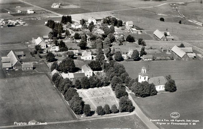 Flygfoto ver Tnn (ca 1950)