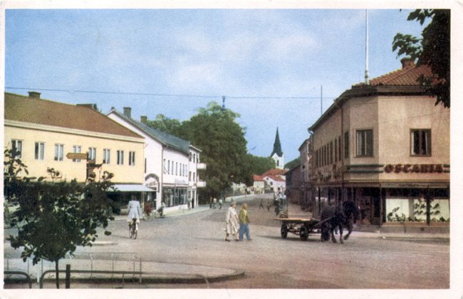 Centralplan och Storgatan (ca 1967)