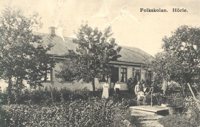 Folkskolan, Hrle (ca 1914)