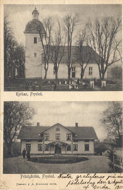 Kyrkan och prstgrden (ca 1903)
