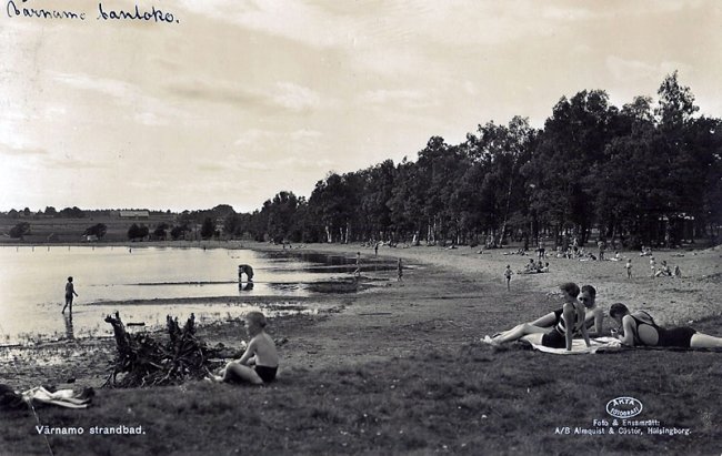 Vrnamo Strandbad, Osudden ca 1934.