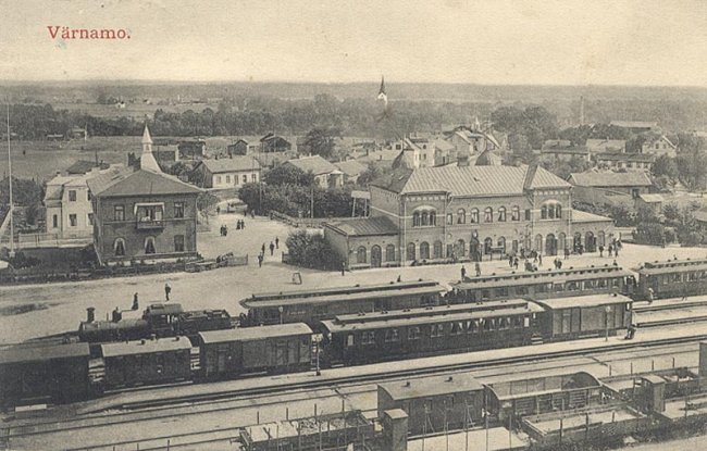 Järnvägsstationen (ca 1911)