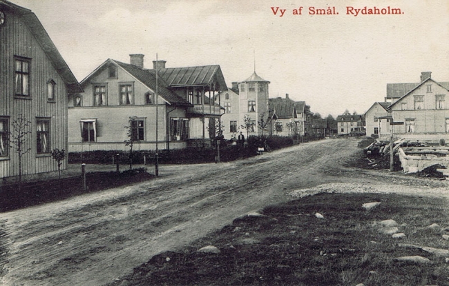 Vy af Sml- Rydaholm (ca 1912)