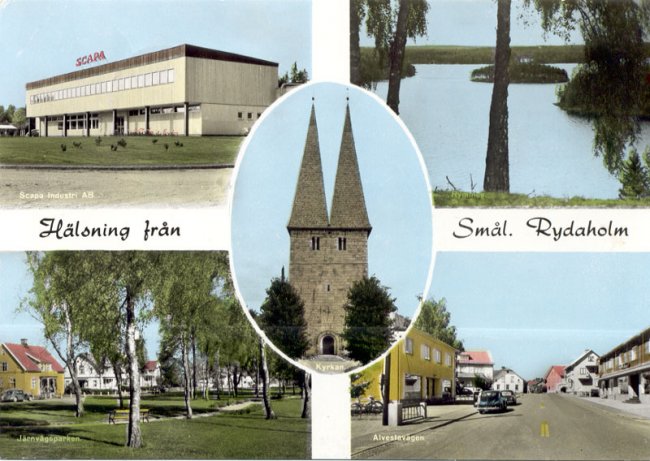 Hälsning från Smål. Rydaholm (ca 1967)