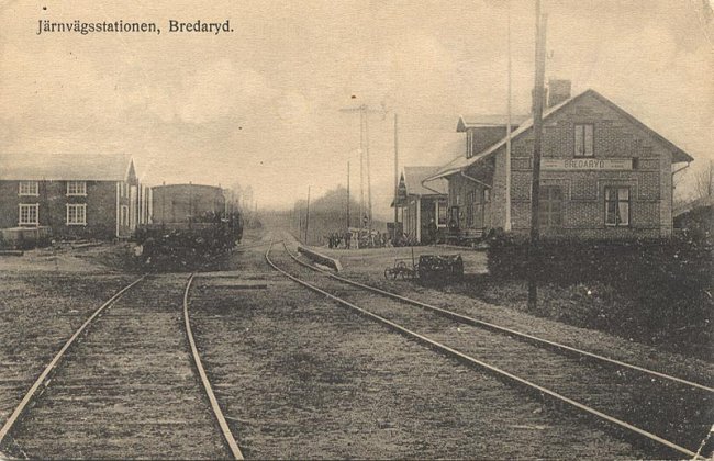 Jrnvgsstationen, Bredaryd.